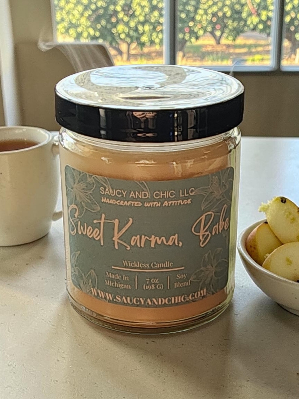 Saucy and Chic Sweet Karma, Babe Soy Candle -